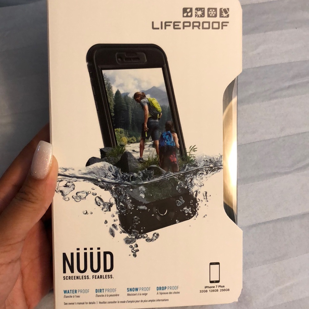Life proof blacknuud iphone 7/8 plus